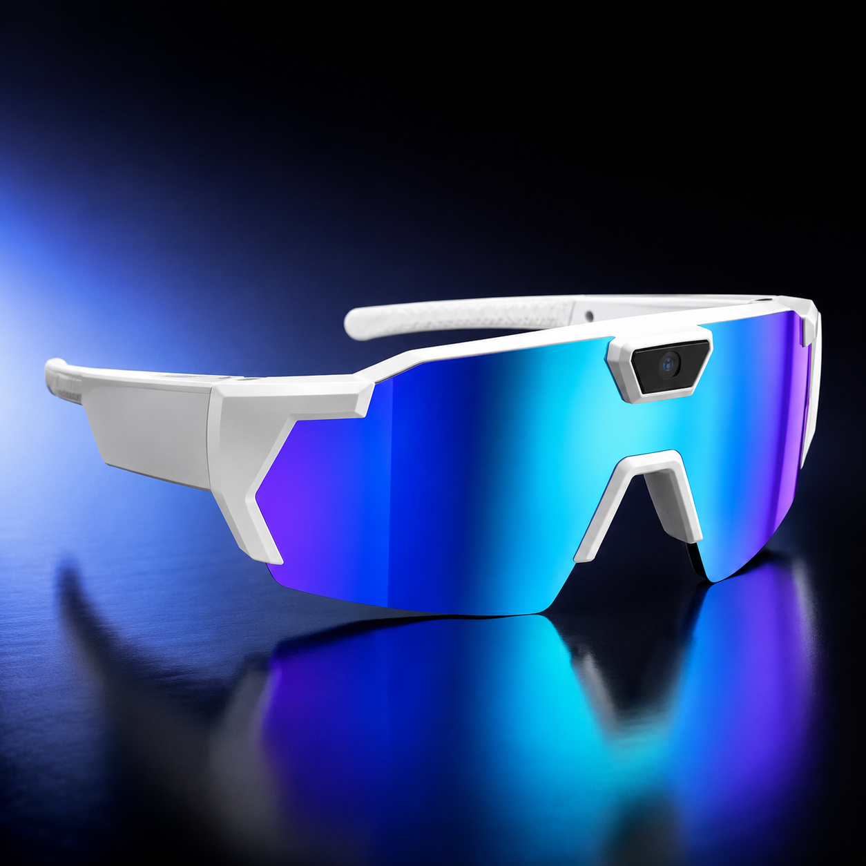 Veloptik Mach Camera Sunglasses - HD POV Video Sport Glasses for Cycling, Skiing & Watersports